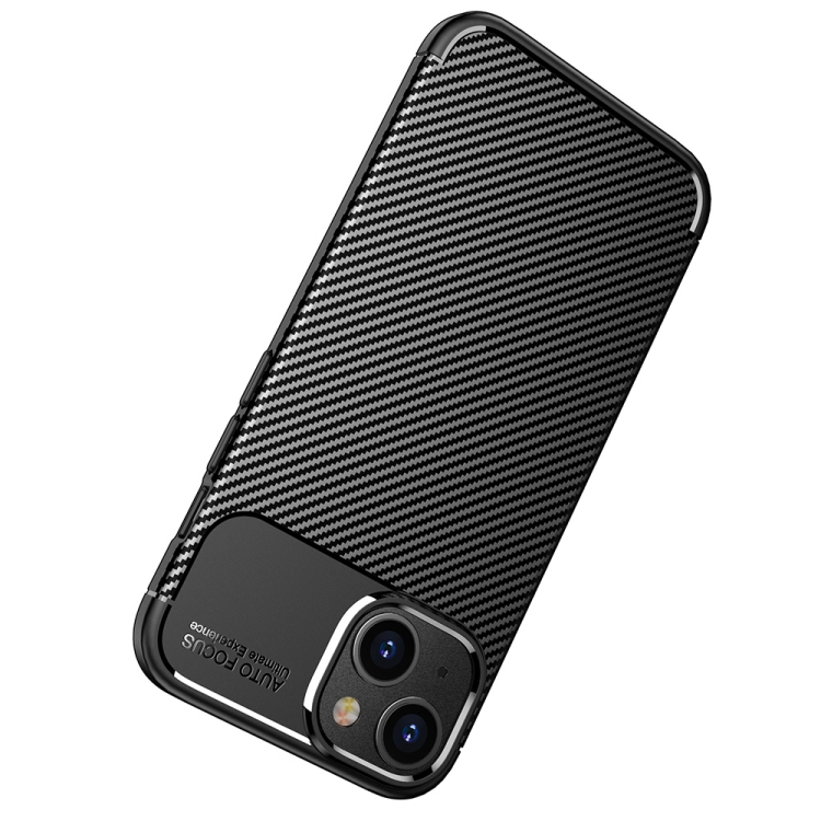  iPhone 14 Pro Max Skal Kolfiber Textur Svart