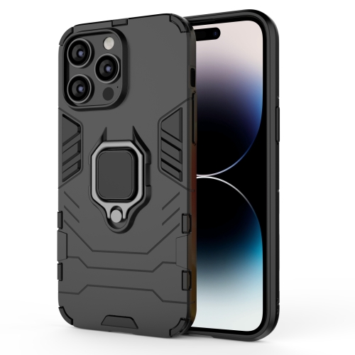  iPhone 14 Pro Max Skal Ring Hybrid Armor Svart