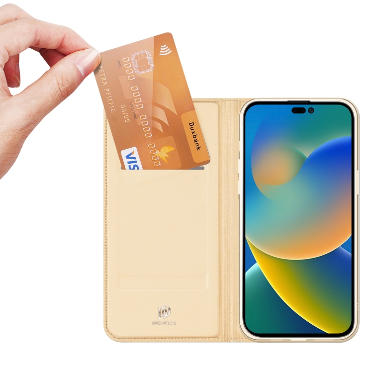 DUX DUCIS DUX DUCIS iPhone 14 Pro Max Fodral Skin Pro Guld