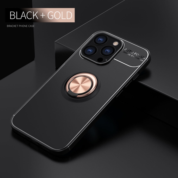  iPhone 14 Pro Max Skal Ring Svart/Roséguld