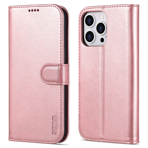 AZNS AZNS iPhone 14 Pro Max Fodral Läder Roséguld