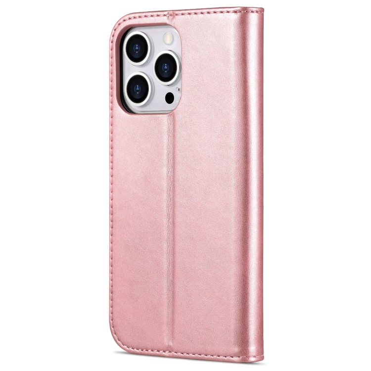 AZNS AZNS iPhone 14 Pro Max Fodral Läder Roséguld