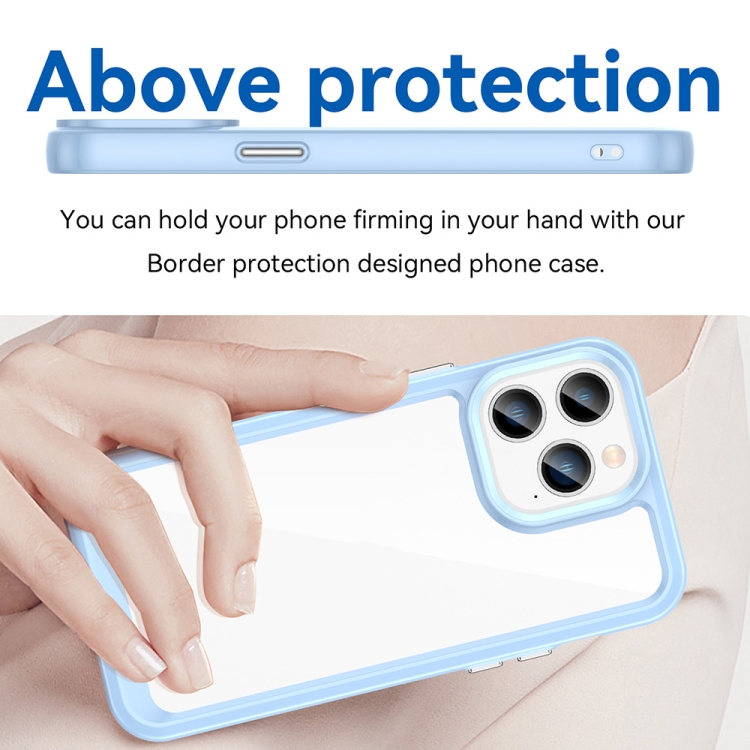  iPhone 14 Skal Akryl/TPU Blå