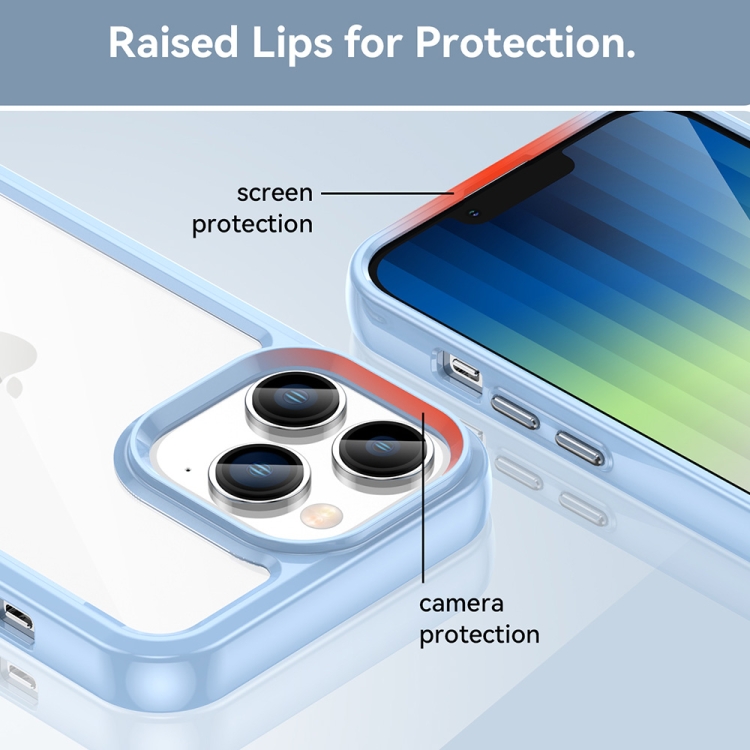  iPhone 14 Skal Akryl/TPU Blå