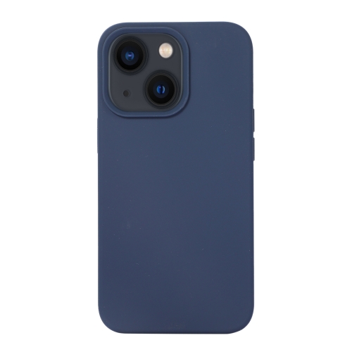  iPhone 14 Skal Liquid Silikon Mörk Blå