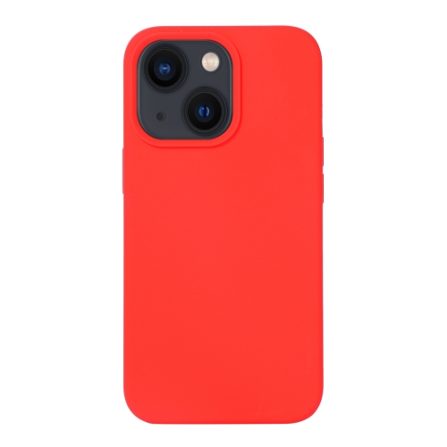  iPhone 14 Skal Liquid Silikon Röd