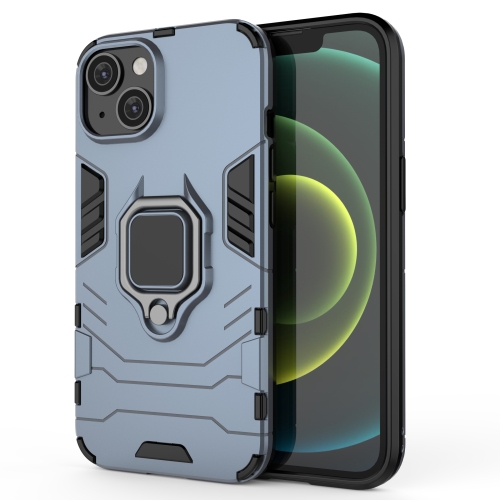  iPhone 14 Skal Ring Hybrid Navy Blue