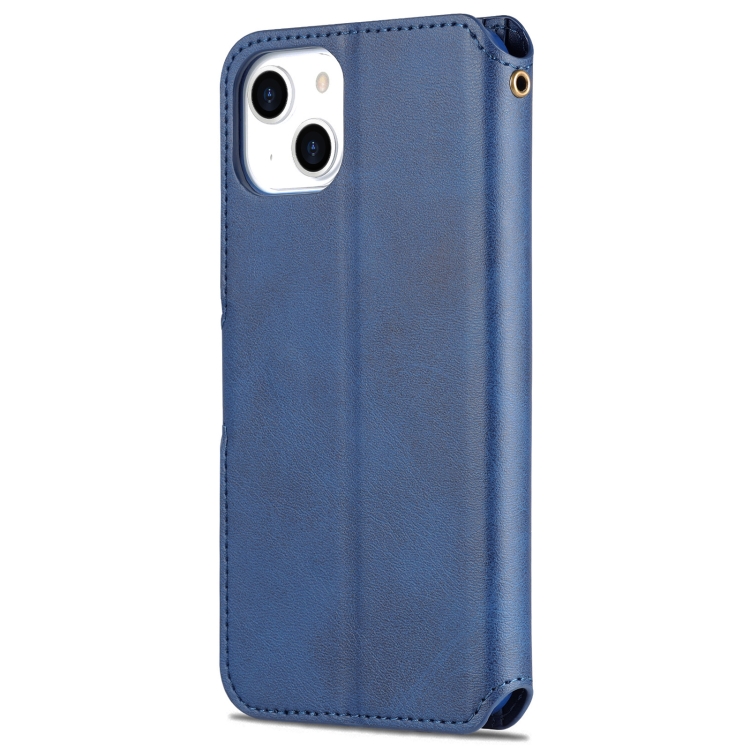 AZNS AZNS iPhone 14 Fodral Läder Blå