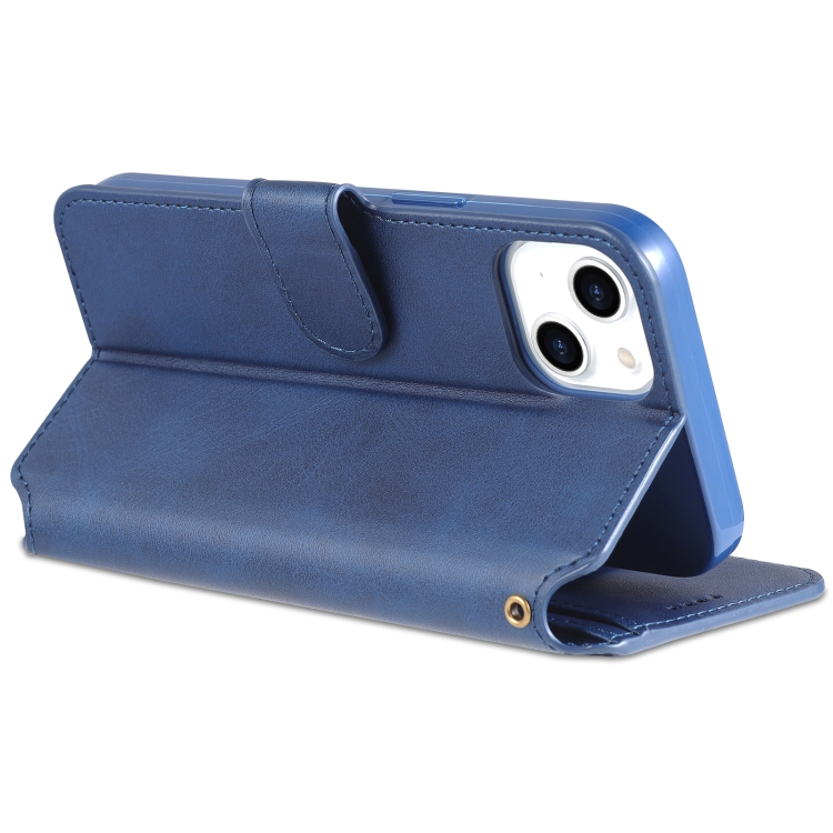 AZNS AZNS iPhone 14 Fodral Läder Blå