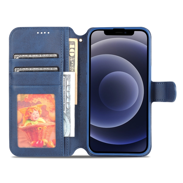 AZNS AZNS iPhone 14 Fodral Läder Blå