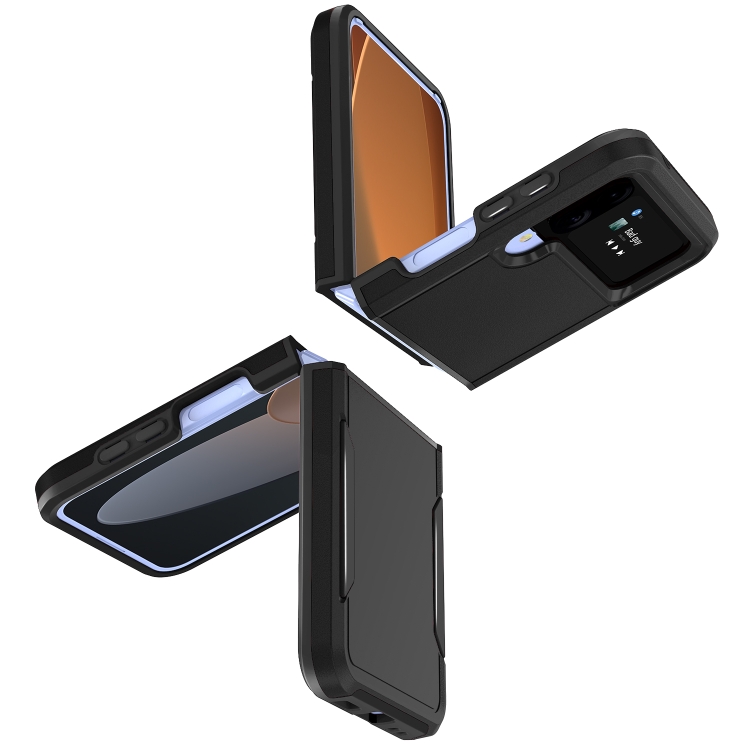  Samsung Galaxy Z Flip 4 Skal Heavy Armor Hybrid Svart