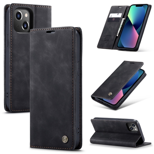 CASEME CASEME iPhone 14 Fodral Retro Flip Svart