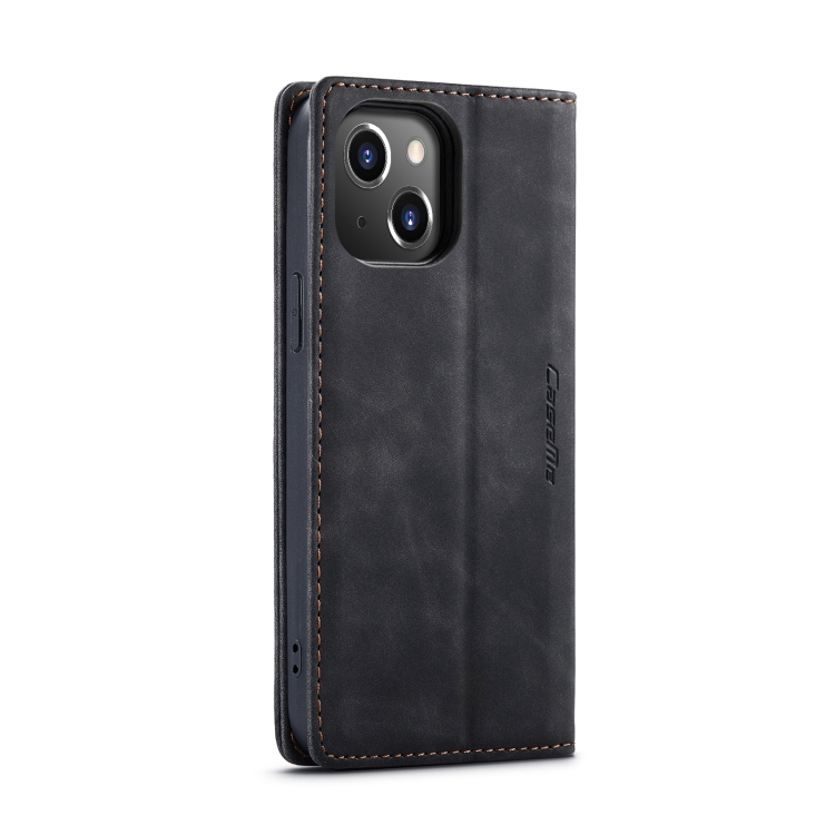 CASEME CASEME iPhone 14 Fodral Retro Flip Svart