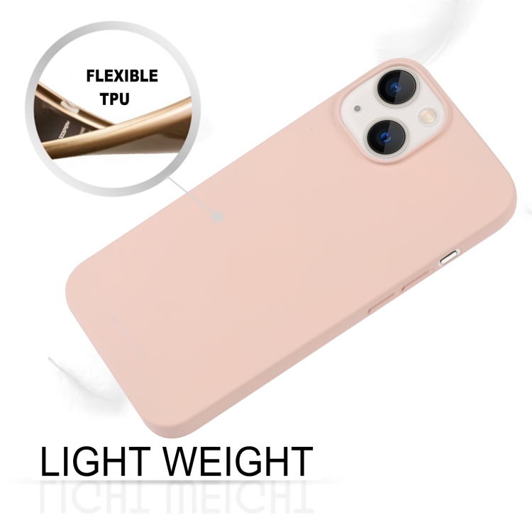Mercury GOOSPERY Mercury Goospery iPhone 14 Skal Liquid Skin Touch Ljus Rosa