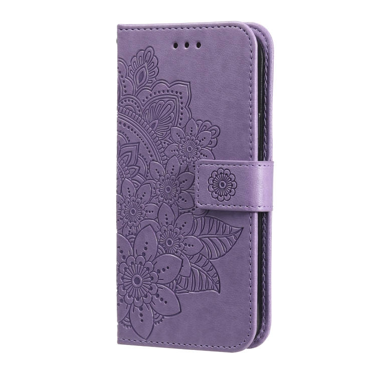  iPhone 14 Fodral Mandala Blomma Lila