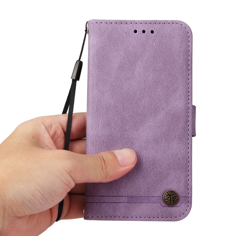  iPhone 14 Fodral Skin Touch Lila