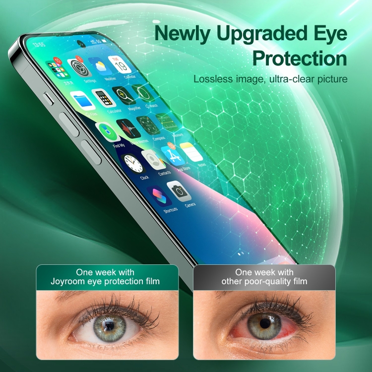 JOYROOM JOYROOM iPhone 14/13/13 Pro Skärmskydd Heltäckande Härdat Glas