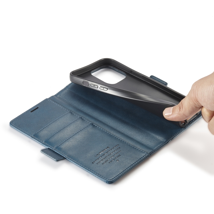 LC.IMEEKE LC.IMEEKE iPhone 14 Fodral Med Magnetiskt Stängning Blå