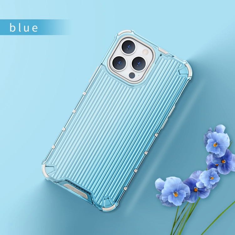  iPhone 12 Pro Max Skal Shockproof Resväska Design Blå