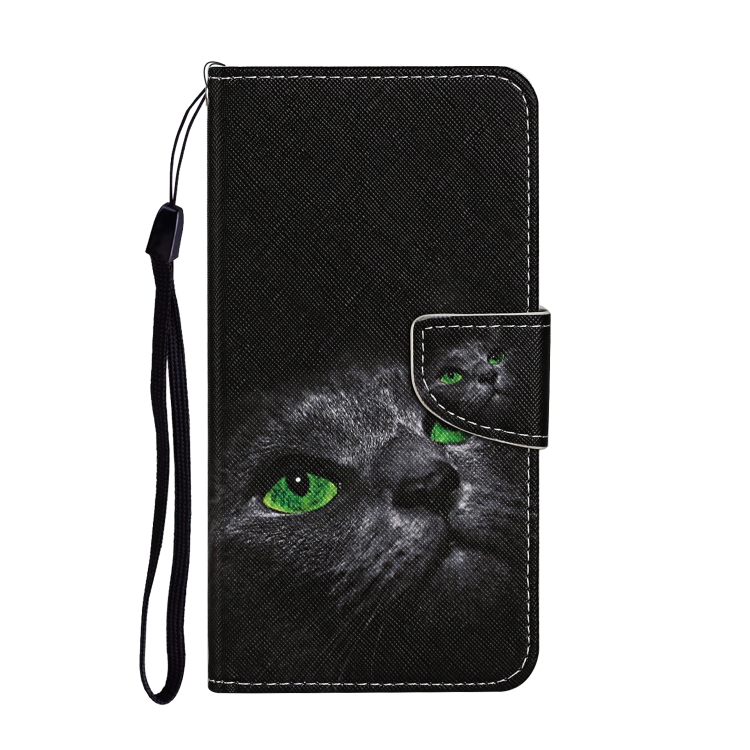  iPhone 14 Fodral Med Tryck Svart Katt