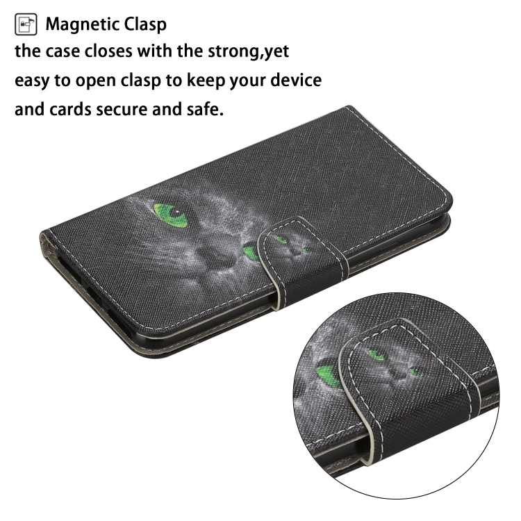  iPhone 14 Fodral Med Tryck Svart Katt