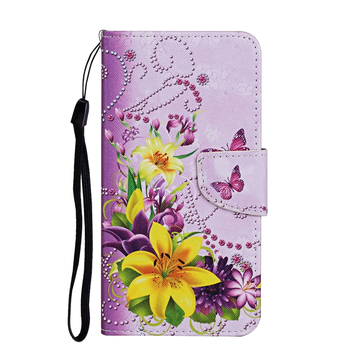  iPhone 14 Fodral Med Tryck Gula Blommor