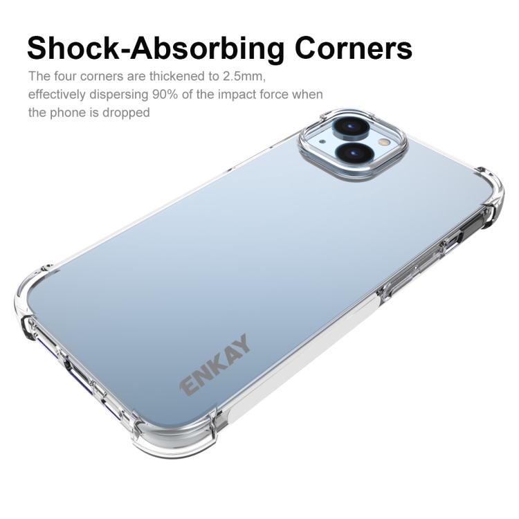 ENKAY ENKAY iPhone 14 Skal Shockproof TPU Transparent