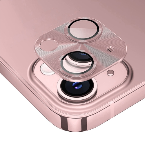 ENKAY ENKAY iPhone 14 / 14 Plus Linsskydd Aluminium Rosa
