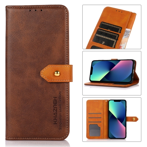 KHAZNEH KHAZNEH iPhone 14 Plus Fodral Dual-Color Brun