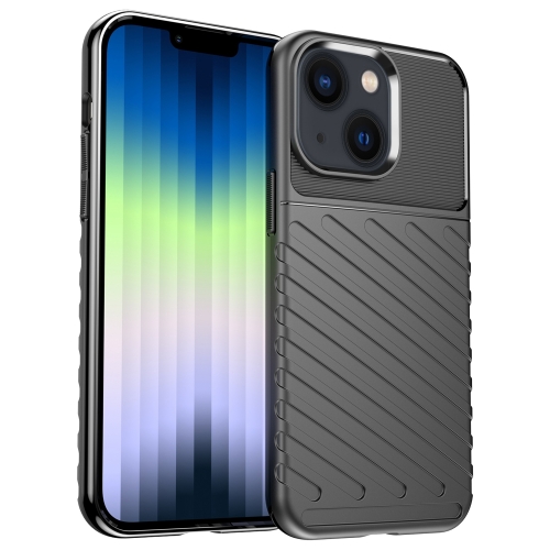  iPhone 14 Plus Skal Twill Textur Svart