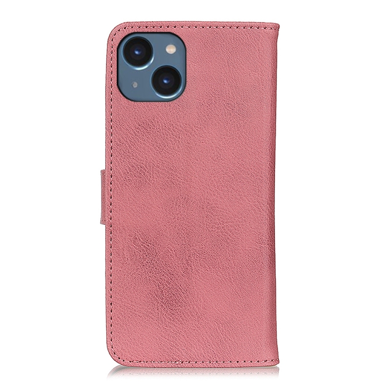 KHAZNEH KHAZNEH iPhone 14 Plus Fodral Läder Rosa