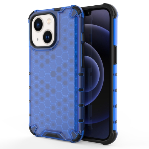  iPhone 14 Plus Skal Shockproof Honeycomb Blå