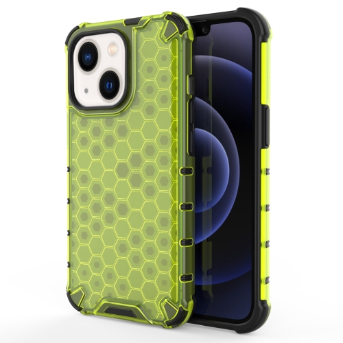  iPhone 14 Plus Skal Shockproof Honeycomb Grön
