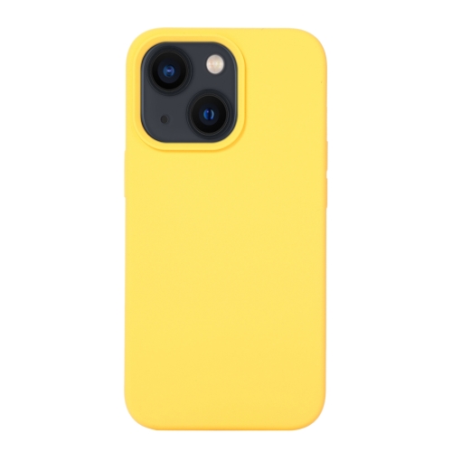  iPhone 14 Plus Skal Liquid Silikon Gul