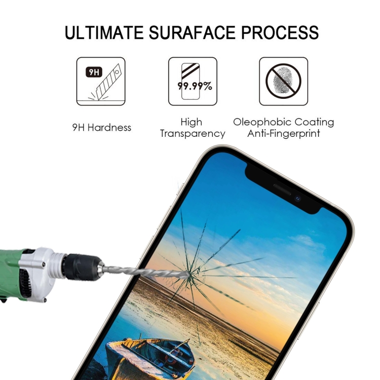  iPhone 14 Plus Skärmskydd Heltäckande Härdat Glas