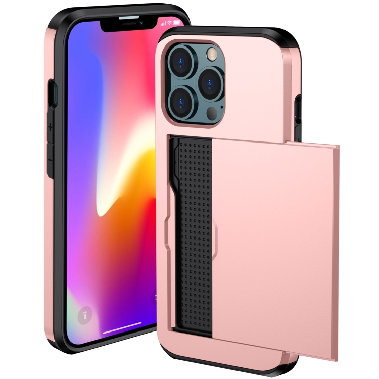  iPhone 14 Plus Skal Med Kortfack Roséguld