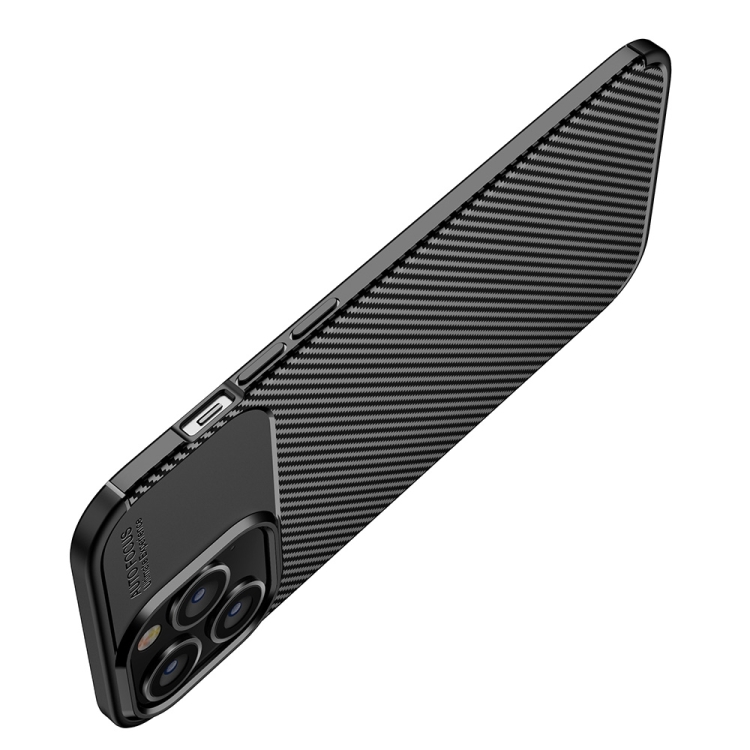  iPhone 14 Plus Skal Kolfiber Textur Svart
