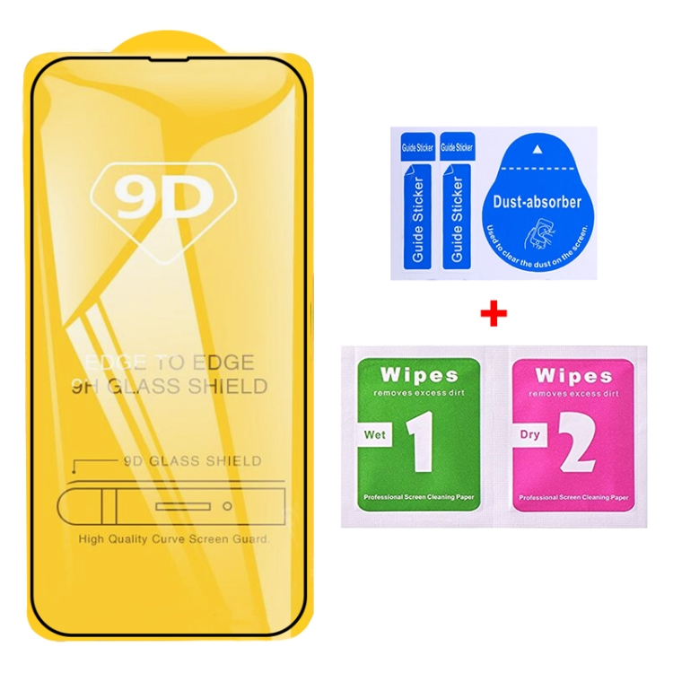  iPhone 14 Plus Skärmskydd 9D Heltäckande Härdat Glas