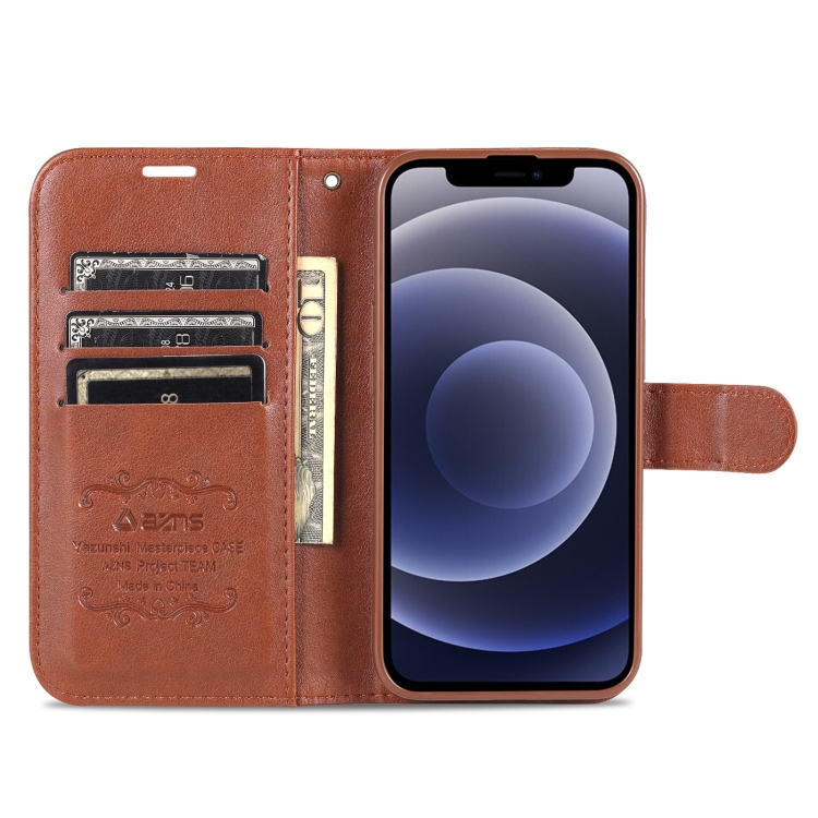 AZNS AZNS iPhone 14 Plus Fodral Läder Röd/Rosa