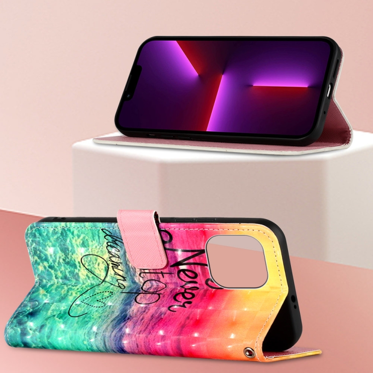  iPhone 14 Plus Fodral Med Tryck Never Stop
