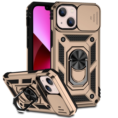  iPhone 14 Plus Skal CamShield Hybrid Ring Guld