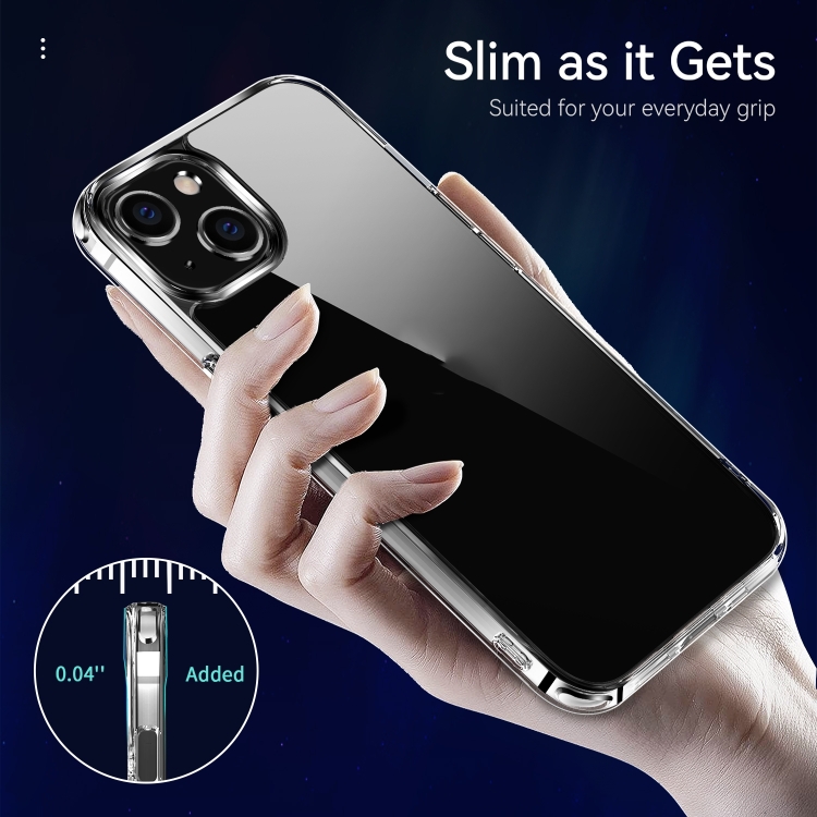  iPhone 14 Plus Skal Shockproof Hybrid Transparent