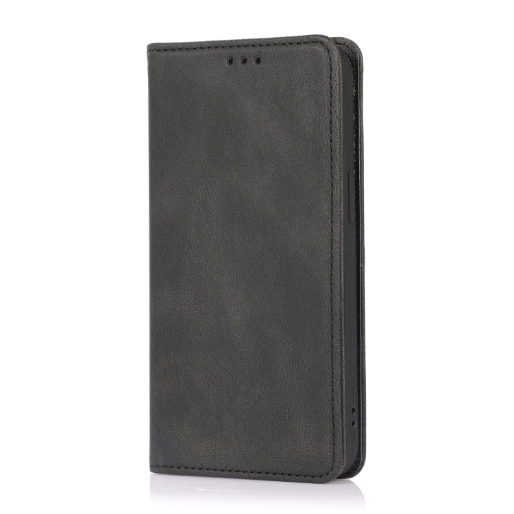  iPhone 14 Plus Fodral Flip Läder Svart