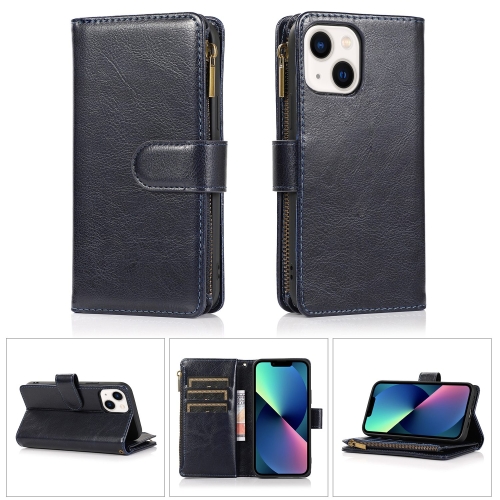  iPhone 14 Plus 9-Korts Plånboksfodral Svart