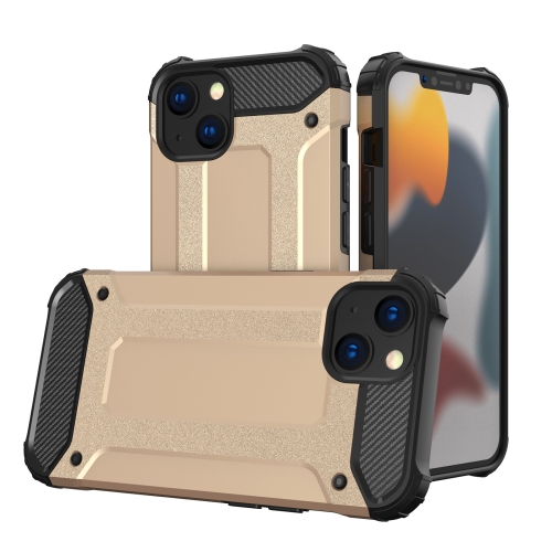  iPhone 14 Plus Skal Shockproof Armor Hybrid Guld