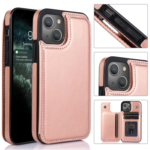  iPhone 14 Plus Skal Med Plånbok Roséguld