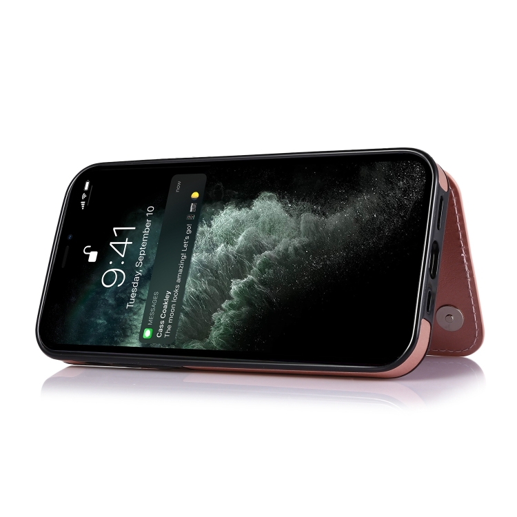  iPhone 14 Plus Skal Med Plånbok Roséguld