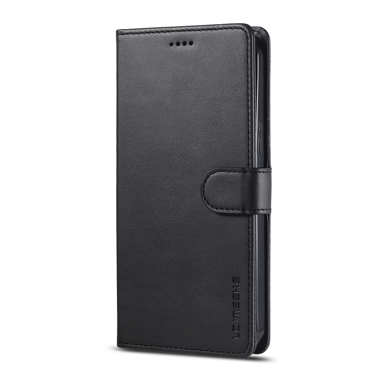 LC.IMEEKE LC.IMEEKE iPhone 14 Plus Fodral Läder Svart