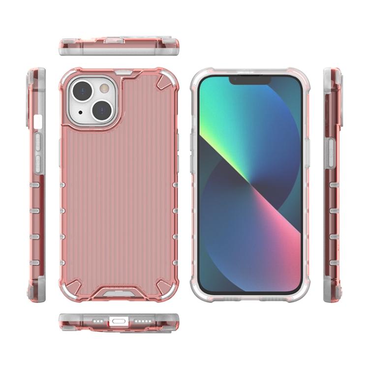  iPhone 14 Plus Skal Shockproof Resväska Design Röd