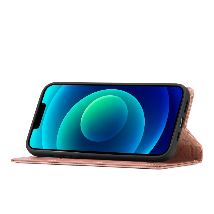 LC.IMEEKE LC.IMEEKE iPhone 14 Plus Fodral Flip Roséguld